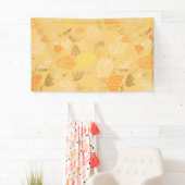 Najaar, Leaves Pattern 4 Spandoek (Insitu)