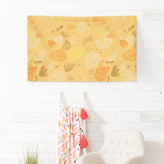 Najaar, Leaves Pattern 4 Spandoek (Insitu)