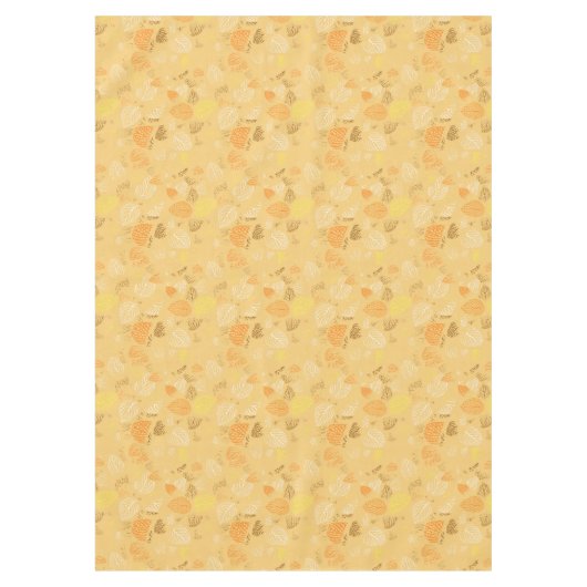 Najaar, Leaves Pattern 4 Tafelkleed (Voorkant)