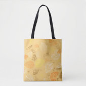 Najaar, Leaves Pattern 4 Tote Bag (Voorkant)