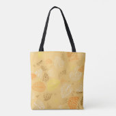 Najaar, Leaves Pattern 4 Tote Bag (Achterkant)