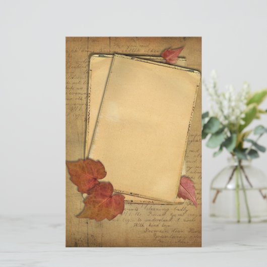  najaar lederen papier (Staand voorkant)