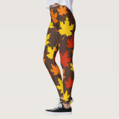 Najaar leest kleurrijk patroon leggings (Links)