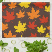 Najaar leest kleurrijk patroon theedoek (Gevouwen)