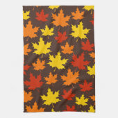 Najaar leest kleurrijk patroon theedoek (Verticaal)