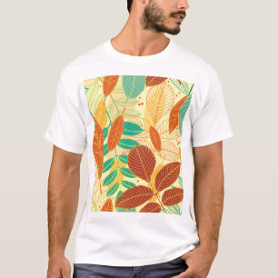 Najaar leest naadloos patroon t-shirt