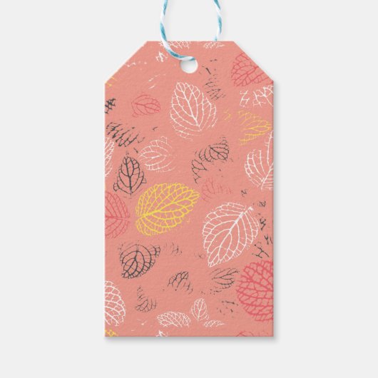 Najaar leest Patroon 5 Cadeaulabel (Voorkant)