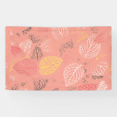 Najaar leest Patroon 5 Spandoek (Horizontaal)