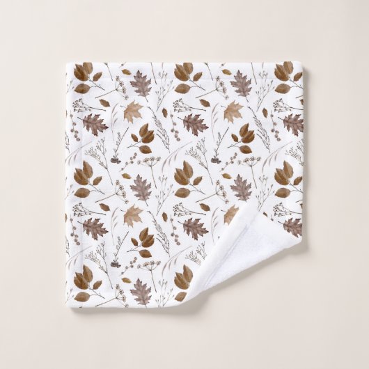 Najaar leves Pattern Bad Handdoek (Wasdoekje)