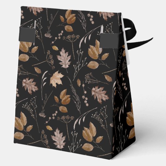 Najaar leves Pattern Bedankdoosjes (Achterkant)