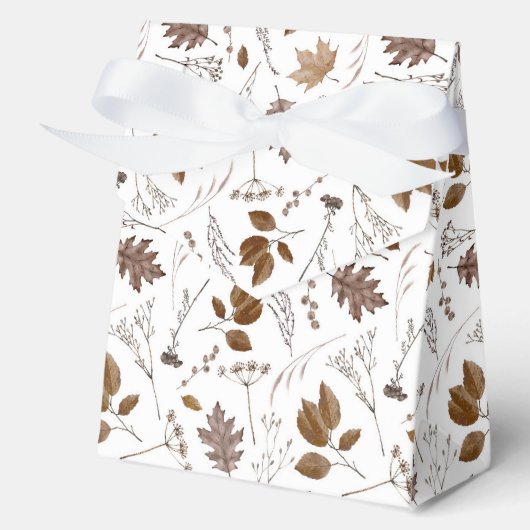 Najaar leves Pattern Bedankdoosjes (Voorkant)