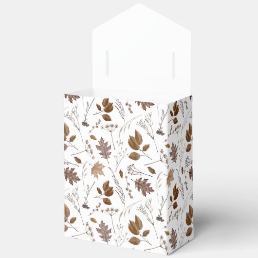 Najaar leves Pattern Bedankdoosjes (Open)