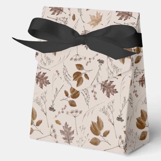 Najaar leves Pattern Bedankdoosjes (Voorkant)