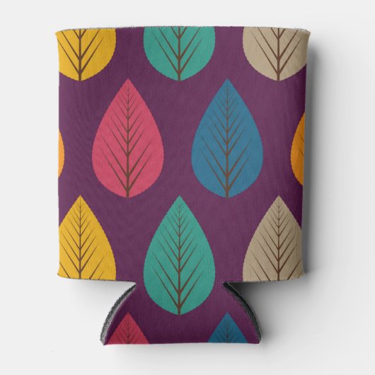 Najaar leves Pattern Blikjeskoeler (Voorkant)