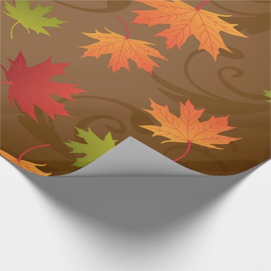 Najaar leves Pattern Cadeaupapier (Hoek)