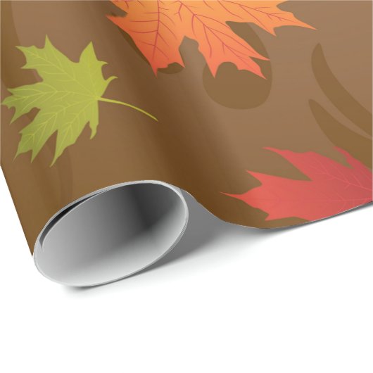 Najaar leves Pattern Cadeaupapier (Rol Hoek)