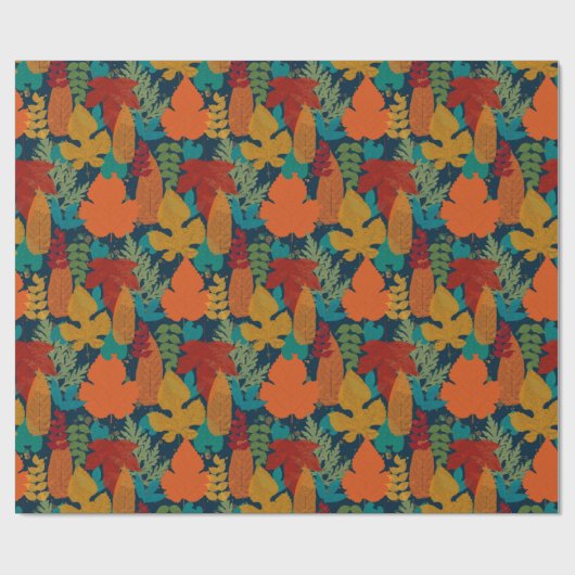 Najaar leves Pattern Cadeaupapier (Vlak)