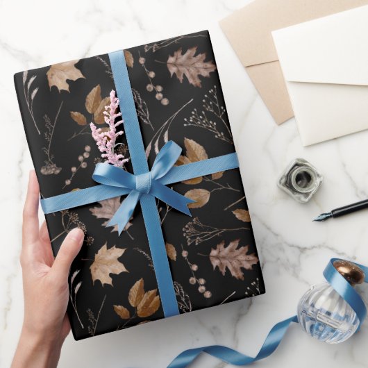 Najaar leves Pattern Cadeaupapier (Geschenken)