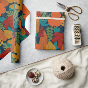 Najaar leves Pattern Cadeaupapier