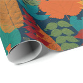 Najaar leves Pattern Cadeaupapier (Rol Hoek)