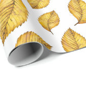 Najaar leves Pattern Cadeaupapier (Rol Hoek)