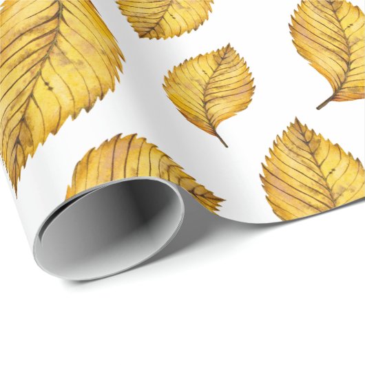 Najaar leves Pattern Cadeaupapier (Rol Hoek)