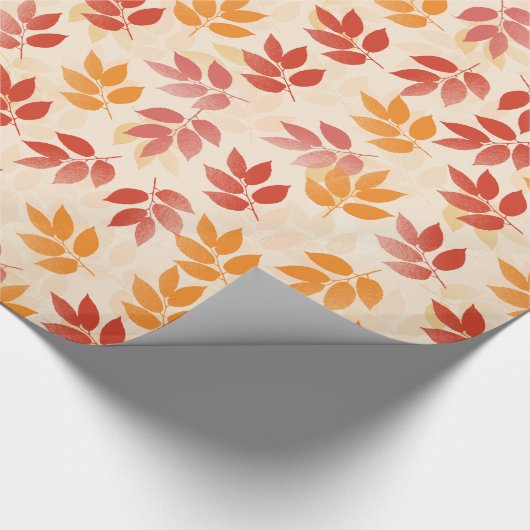 Najaar leves Pattern Cadeaupapier (Hoek)