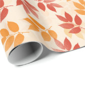 Najaar leves Pattern Cadeaupapier (Rol Hoek)