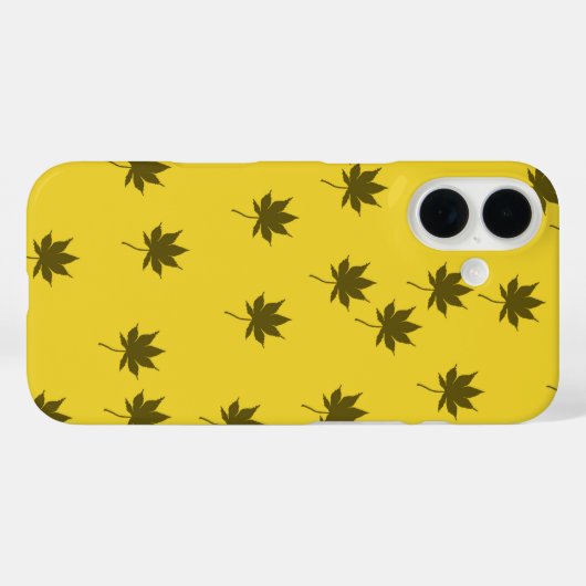 Najaar leves Pattern Case-Mate iPhone Case (Achterkant (horizontaal))