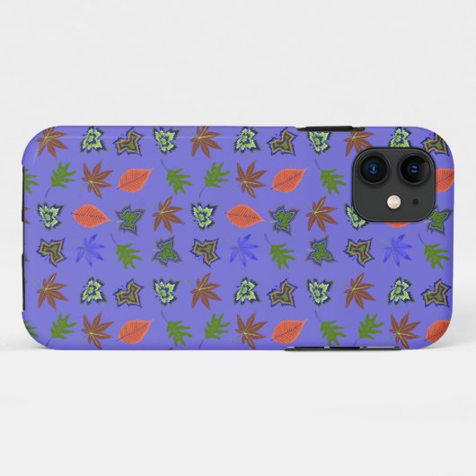 Najaar leves Pattern Case-Mate iPhone Case (Achterkant (horizontaal))