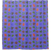 Najaar leves Pattern Douchegordijn (Voorkant)