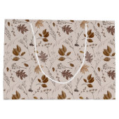 Najaar leves Pattern Groot Cadeauzakje (Achterkant)