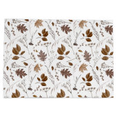 Najaar leves Pattern Groot Cadeauzakje (Achterkant)