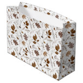 Najaar leves Pattern Groot Cadeauzakje (Achterkant Gekanteld)