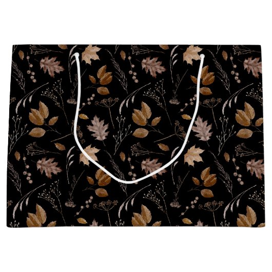 Najaar leves Pattern Groot Cadeauzakje (Voorkant)