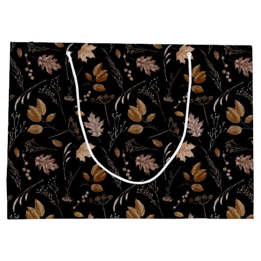 Najaar leves Pattern Groot Cadeauzakje (Achterkant)