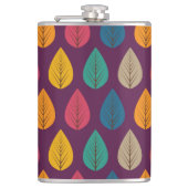 Najaar leves Pattern Heupfles (Voorkant)