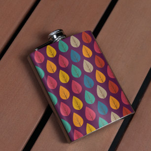 Najaar leves Pattern Heupfles