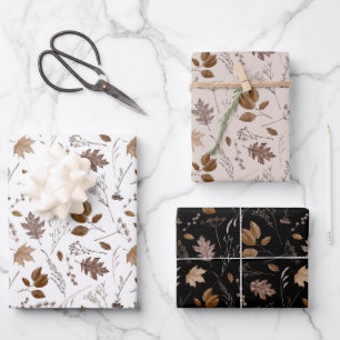 Najaar leves Pattern Inpakpapier Vel