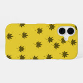 Najaar leves Pattern iPhone 16 Hoesje (Achterkant horizontaal)
