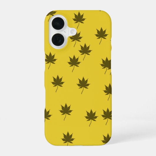 Najaar leves Pattern iPhone 16 Hoesje (Achterkant)