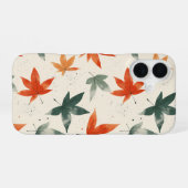 Najaar leves Pattern iPhone 16 Hoesje (Achterkant horizontaal)