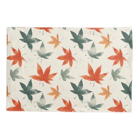 Najaar leves Pattern Kussensloop (Achterkant)