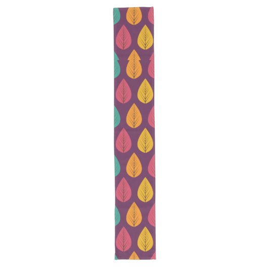 Najaar leves Pattern Lange Tafelloper (Voorkant)