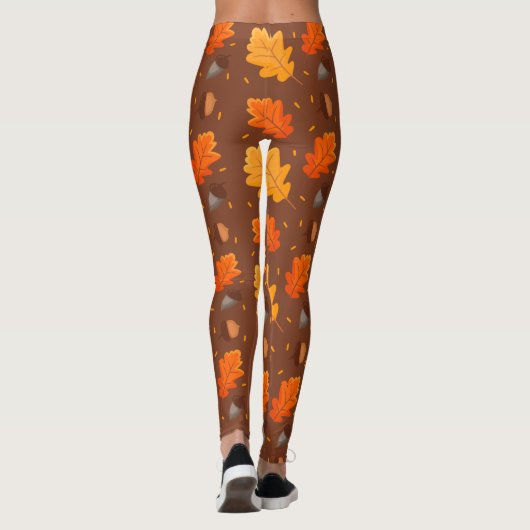 Najaar leves Pattern Leggings (Achterkant)