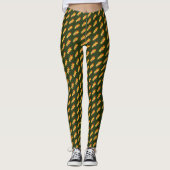 Najaar leves Pattern Leggings (Voorkant)
