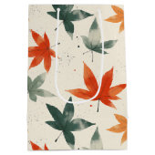 Najaar leves Pattern Medium Cadeauzakje (Achterkant)