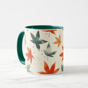 Najaar leves Pattern Mok