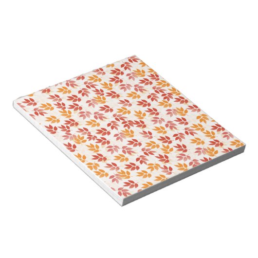 Najaar leves Pattern Notitieblok (Schuin)