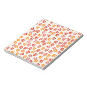 Najaar leves Pattern Notitieblok (Linkerzijde)